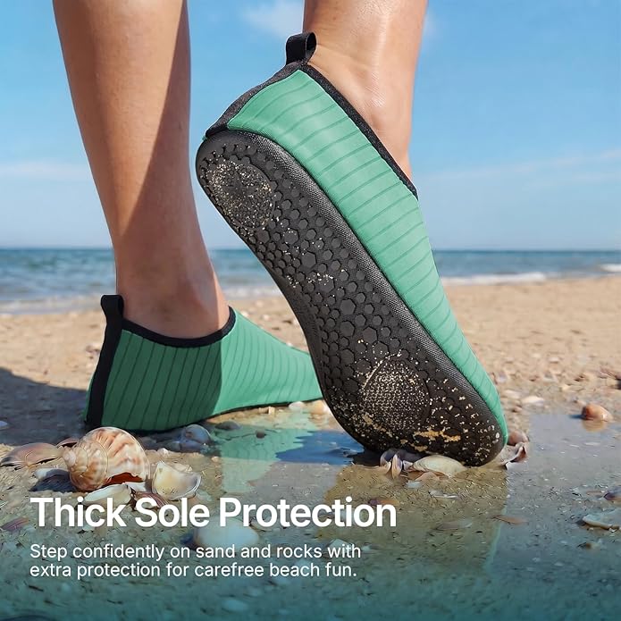 Water Shoes for Women Men Quick-Dry Aqua Socks Swim Beach Barefoot Yoga Exercise Wear Sport Accessories Pool Camping Must Haves Adult Youth Size