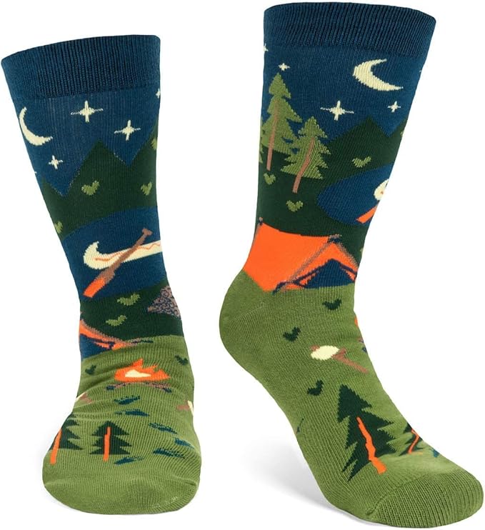 Lavley Outdoors Socks - Hiking and camping gifts for men and women - Great for nature lovers - Holiday or birthday gift
