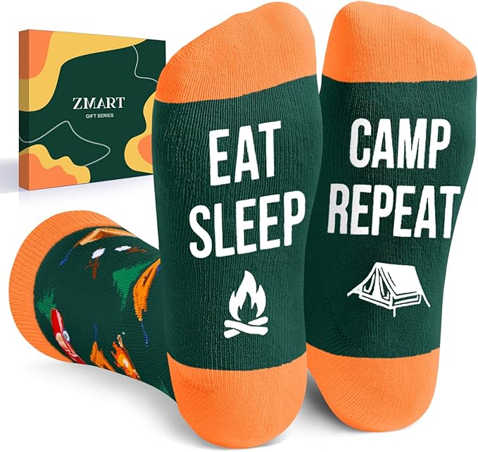 Zmart Unique Gifts for Sports Lovers - Camping Skiing Lifting Socks, Yoga Ballet Gift Ideas