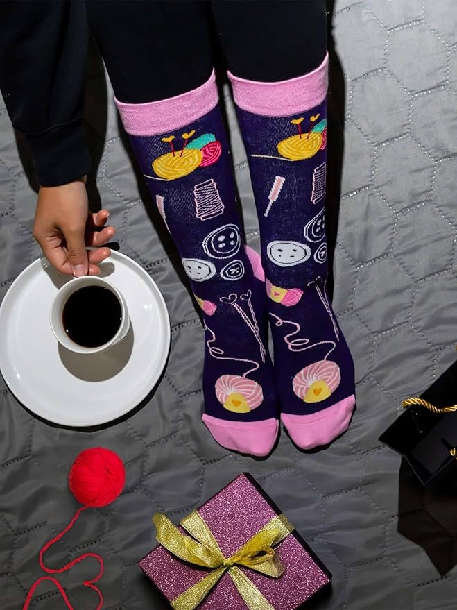 IRISGOD I'd Rather Be Funny Dress Socks for Men and Women Humor Joke Gifts
