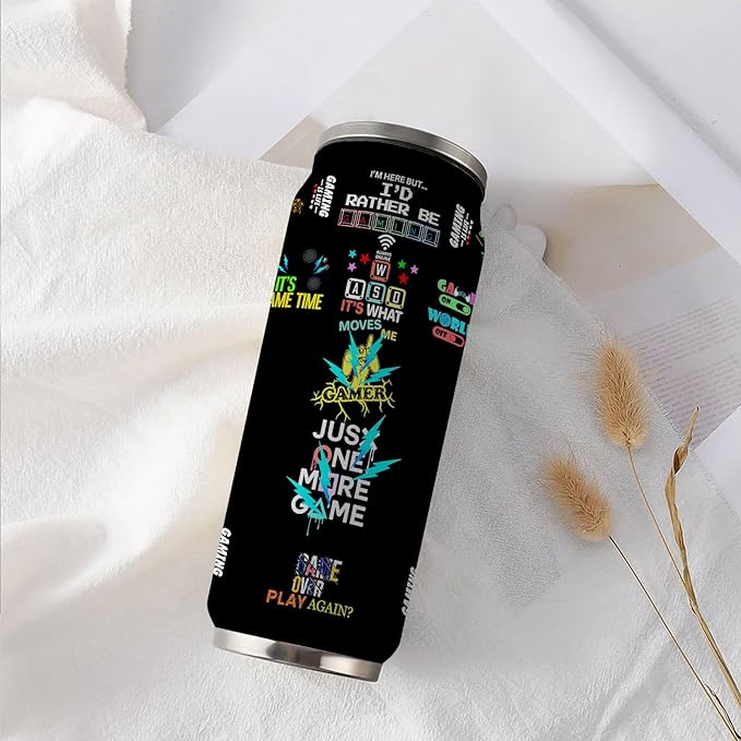 Gamer Tumbler Cup,Gifts for Gamers,Cool Gaming Gift for Men Teen Boys Boyfriend,Gaming Mugs,Video Game Gift,Gifts For The Game Lovers Stainless Steel Tumbler 17oz