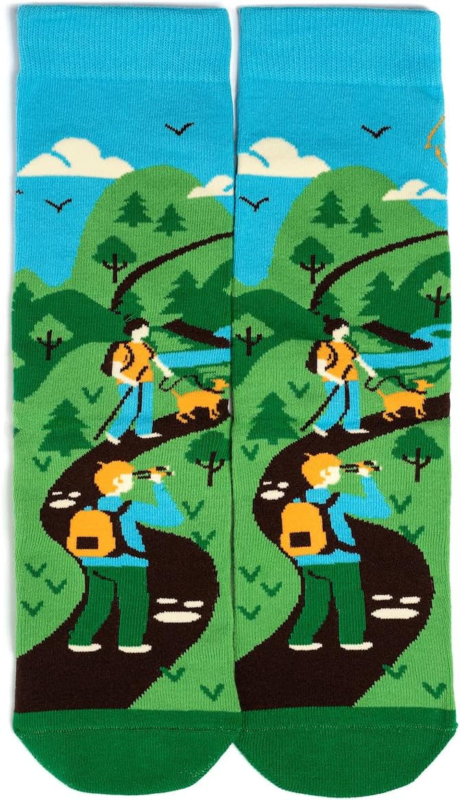 Lavley Outdoors Socks - Hiking and camping gifts for men and women - Great for nature lovers - Holiday or birthday gift