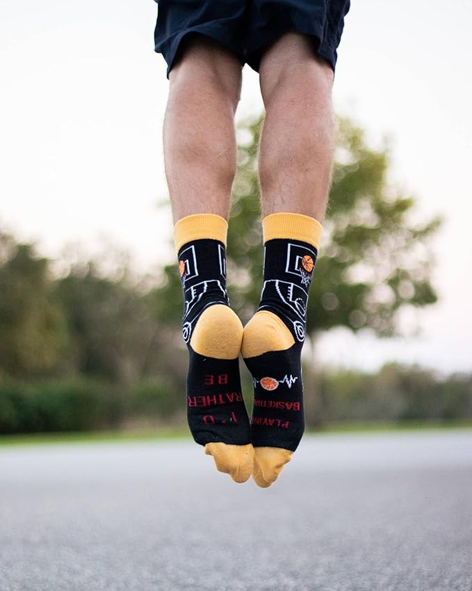 IRISGOD I'd Rather Be Funny Dress Socks for Men and Women Humor Joke Gifts