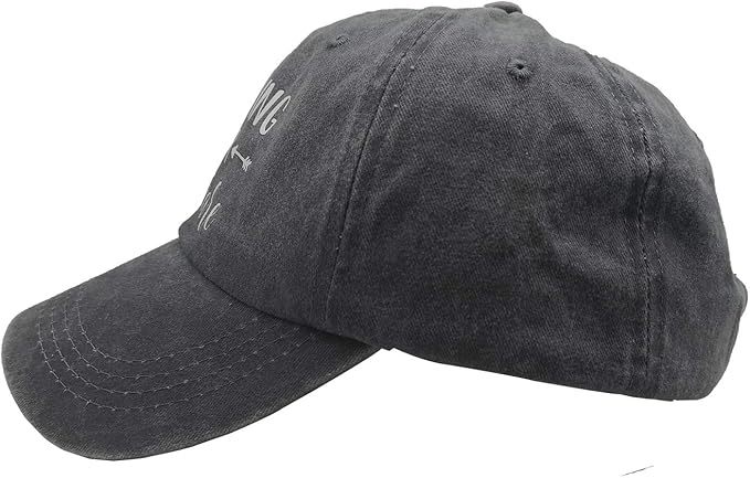 HHNLB Unisex Camping Hair Don t Care 1 Vintage Jeans Baseball Cap Classic Cotton Dad Hat Adjustable Plain Cap