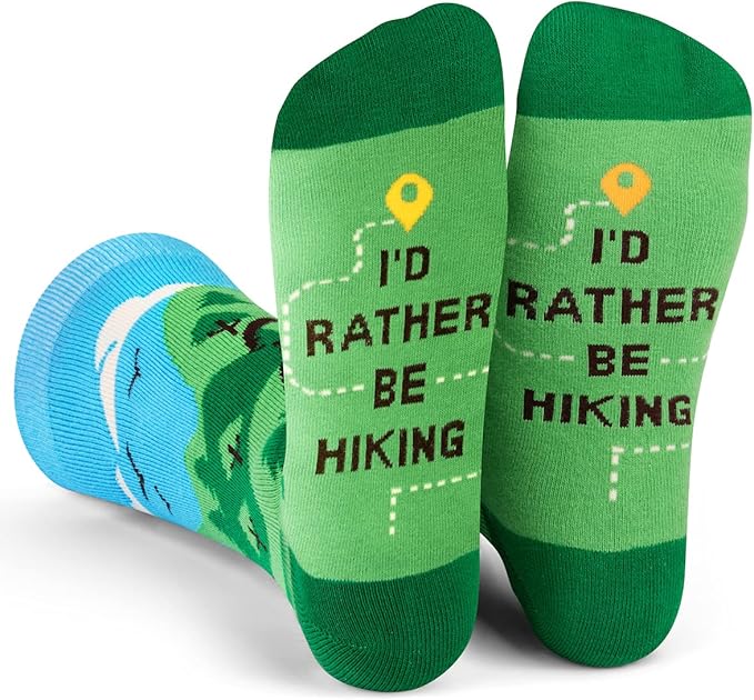 Lavley Outdoors Socks - Hiking and camping gifts for men and women - Great for nature lovers - Holiday or birthday gift