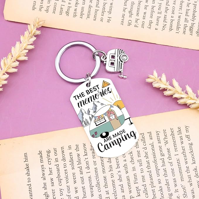 Camping Gifts For Women Men Camping Accessories For Rv Owners Sister Bestie Friend Camp Essentials Keychain Gifts For Campers