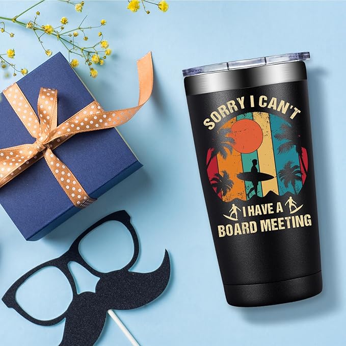 Surfing Gifts for Men Women - Christmas Birthday Gift Ideas for Surfing Lover - Surfings Accessories for Surfer Coworker - 20oz Surfings Tumbler