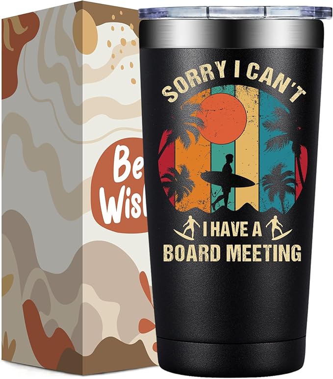Surfing Gifts for Men Women - Christmas Birthday Gift Ideas for Surfing Lover - Surfings Accessories for Surfer Coworker - 20oz Surfings Tumbler