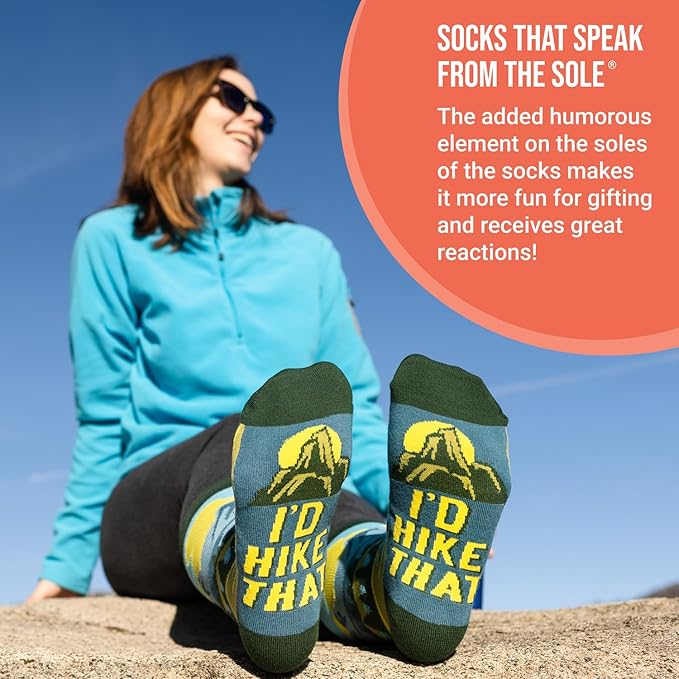 Lavley Outdoors Socks - Hiking and camping gifts for men and women - Great for nature lovers - Holiday or birthday gift