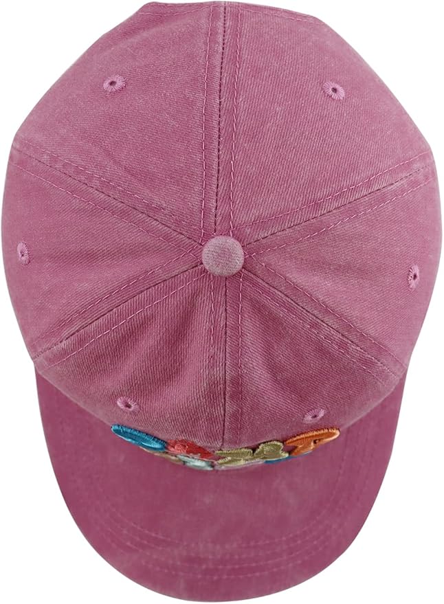 Camp Life Hat for Men Women, Funny Adjustable Cotton 3D Embroidered Camping Hiking Baseball Cap