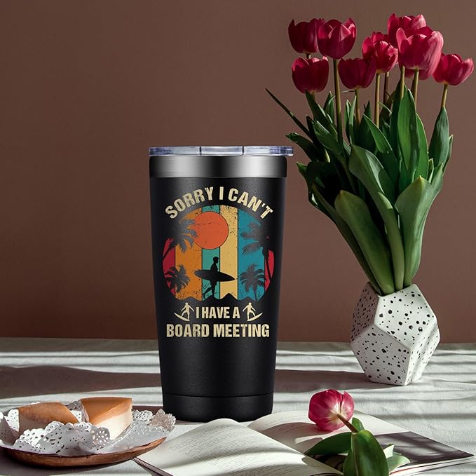 Surfing Gifts for Men Women - Christmas Birthday Gift Ideas for Surfing Lover - Surfings Accessories for Surfer Coworker - 20oz Surfings Tumbler