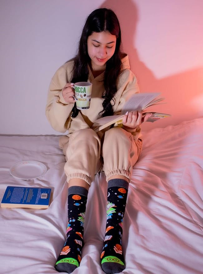IRISGOD I'd Rather Be Funny Dress Socks for Men and Women Humor Joke Gifts