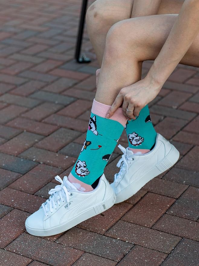 IRISGOD I'd Rather Be Funny Dress Socks for Men and Women Humor Joke Gifts