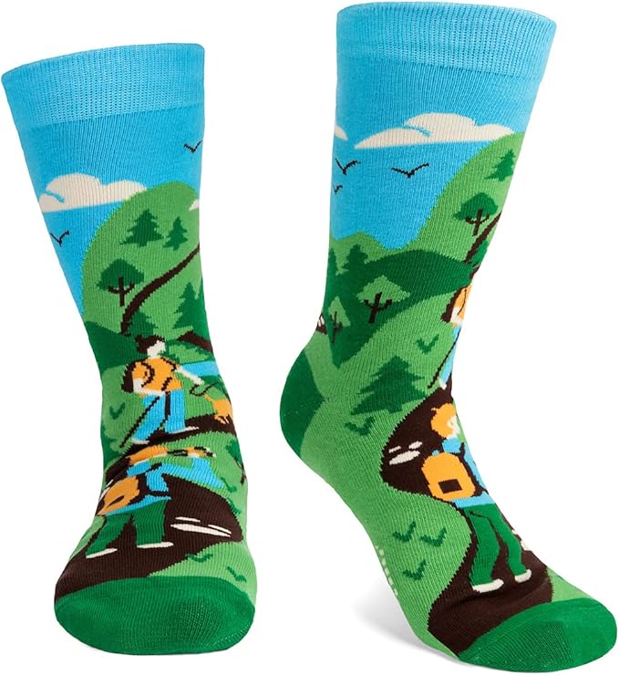 Lavley Outdoors Socks - Hiking and camping gifts for men and women - Great for nature lovers - Holiday or birthday gift