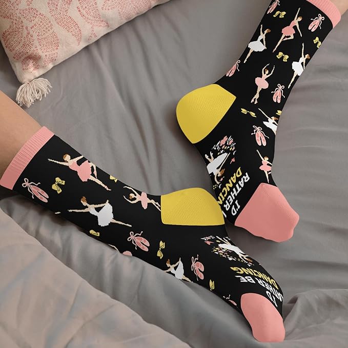 Book, Fishing, Hiking, Gamer, Camping, Pickle, Music, Foods, Ballerina, Bigfoot - Hobbies Socks for Women Men