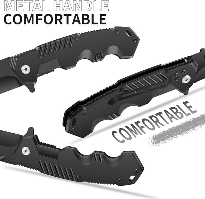 4-Pack Pocket Knife Set – Assisted Opening, Liner Lock, EDC Work Knife for Men, Bulk Gift Box Ready, Laser Engraving, Camping & Utility (4 Knives)