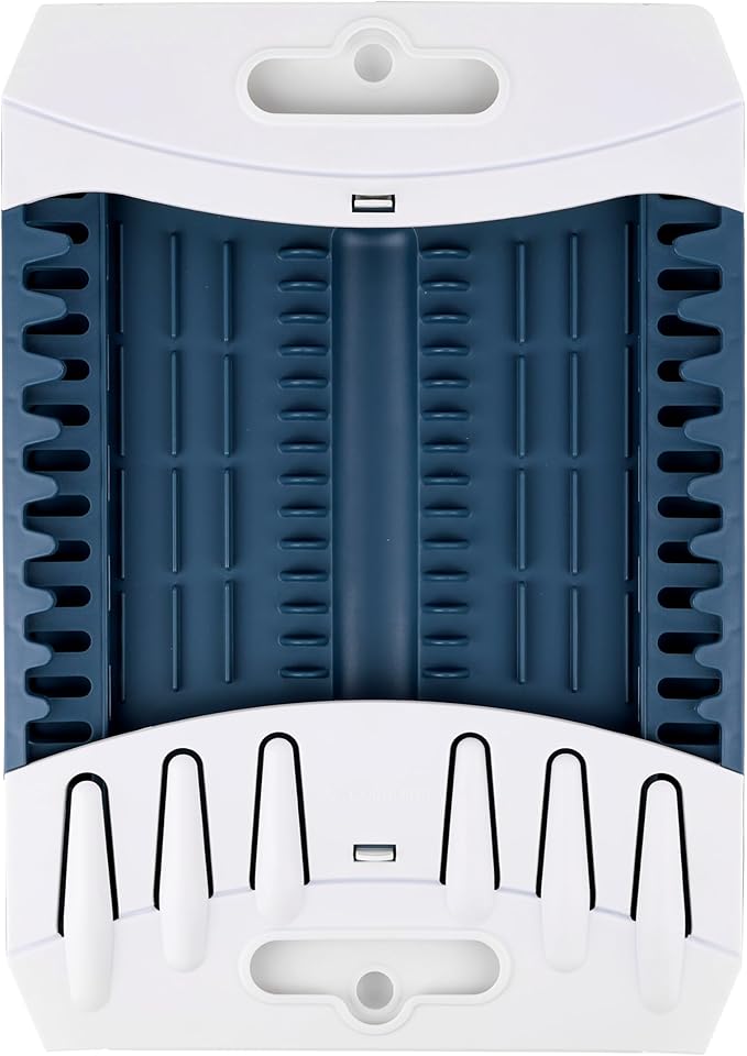 Coghlan's Snapfold™ Dish Rack – Portable Camp Kitchen Organizer, Space-Saving Foldable Dish Drying Rack with Dish and Utensil Slots, Drinkware Holder, for Camping, RVs, and Travel