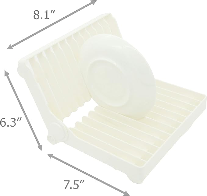 EIKS Foldable Drying Rack for Vegetable Fruit and Tableware, Kitchen Sink Organizer