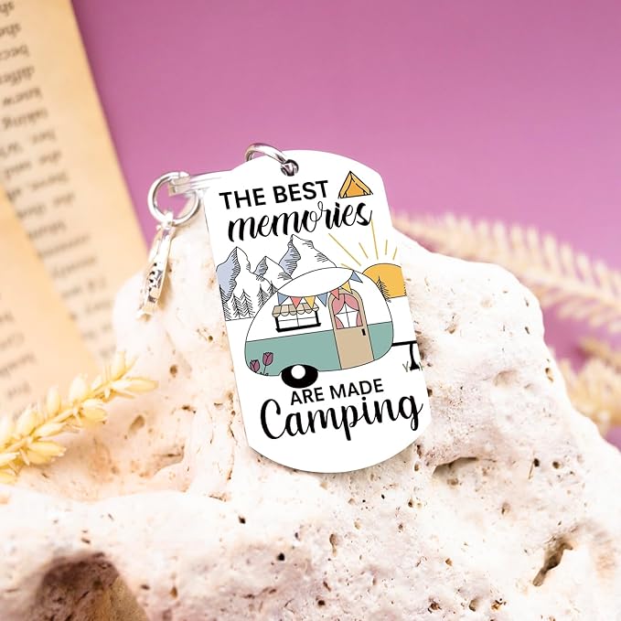 Camping Gifts For Women Men Camping Accessories For Rv Owners Sister Bestie Friend Camp Essentials Keychain Gifts For Campers