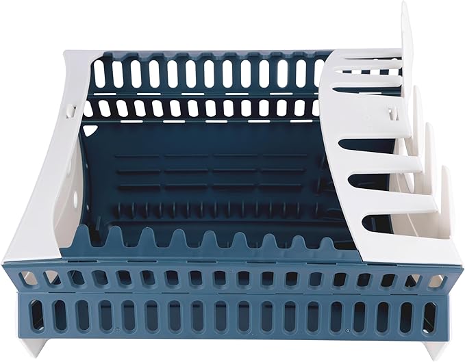 Coghlan's Snapfold™ Dish Rack – Portable Camp Kitchen Organizer, Space-Saving Foldable Dish Drying Rack with Dish and Utensil Slots, Drinkware Holder, for Camping, RVs, and Travel
