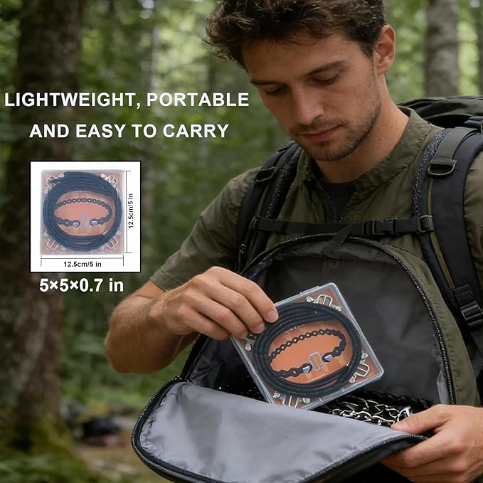 Modular Straps, Safety Strap Set to Secure Splits, 70 Pound Load, 8" and 16" Lengths, Flexible Multi-Tool, Wearable Gadget for Outdoor Adventure, Survival, Camping, Travel (4-Pack) (Green)