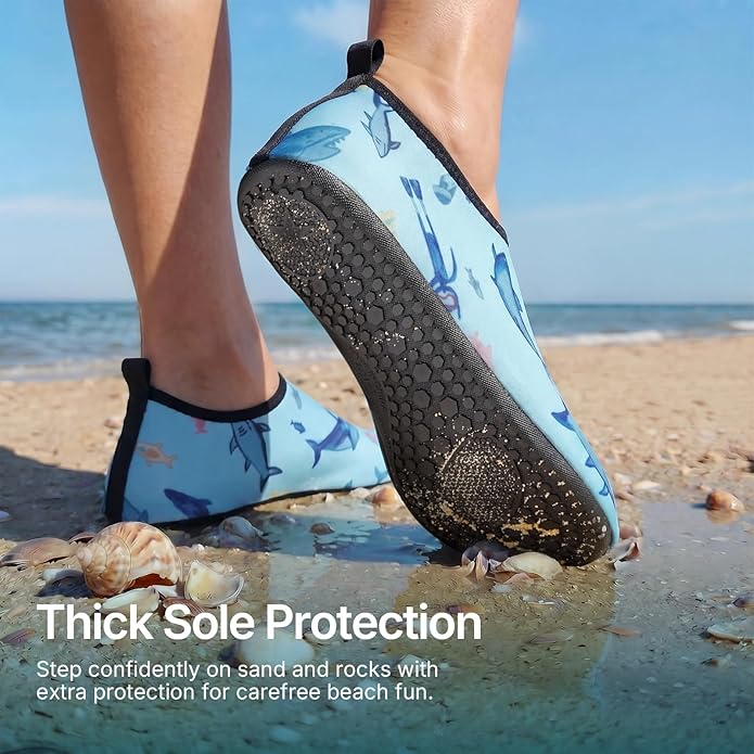 Water Shoes for Women Men Quick-Dry Aqua Socks Swim Beach Barefoot Yoga Exercise Wear Sport Accessories Pool Camping Must Haves Adult Youth Size