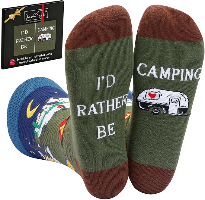 IRISGOD I'd Rather Be Funny Dress Socks for Men and Women Humor Joke Gifts