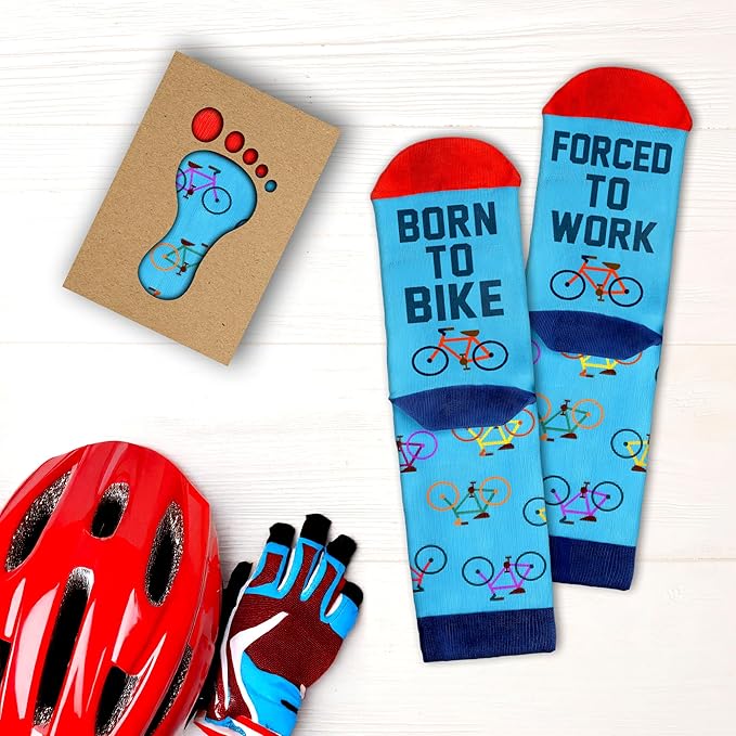 VICRAZY Hiking, Cycling, Camping Socks for Men, Women - Hiking, Bicycle, Camping, Bike Accessories, Stocking Stuffers
