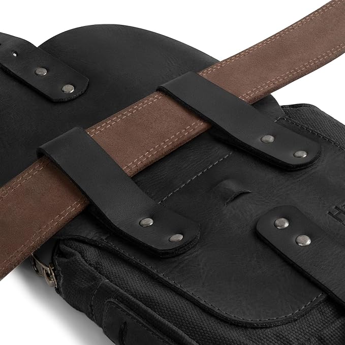 Hide & Drink, Survival Camping Pouch, Belt Loop, Rustic and Handy Tool Bag, Weather Resistant Outdoor Accessories, Traveling Essentials, Waxed Canvas, Handmade