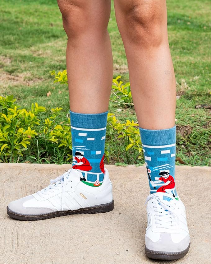 IRISGOD I'd Rather Be Funny Dress Socks for Men and Women Humor Joke Gifts