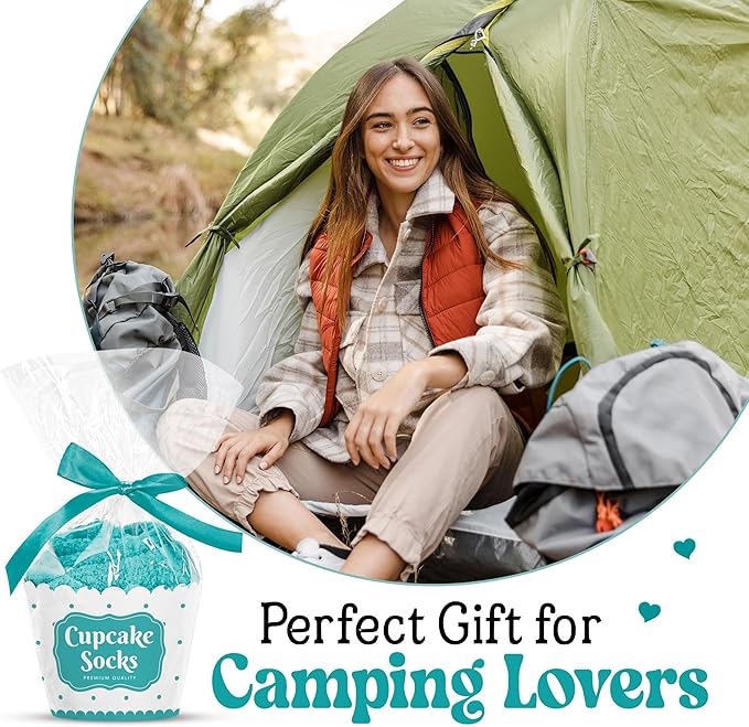 Outdoors Socks - Funny Hiking and Camping Gifts for Men, Women - Hiking, Camping Accessories, Stocking Stuffers