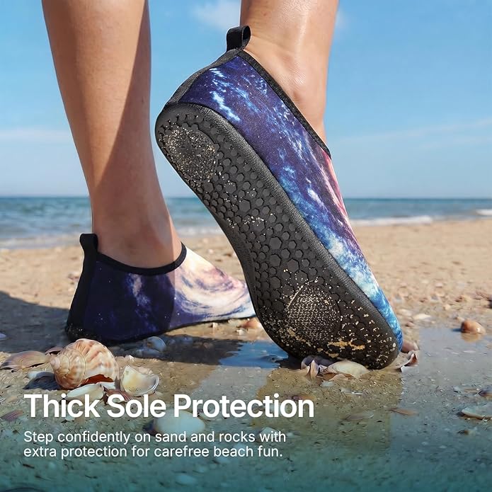 Water Shoes for Women Men Quick-Dry Aqua Socks Swim Beach Barefoot Yoga Exercise Wear Sport Accessories Pool Camping Must Haves Adult Youth Size