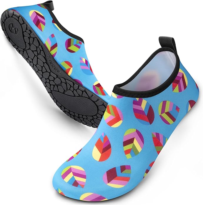 SIMARI Water Shoes Women Men Aqua Socks Beach Barefoot Quick Drying Aqua Aerobics Swim Pool Non Slip Outdoor Travel Essentials Surf River Lake Snorkeling Kayak Yoga Adult Youth