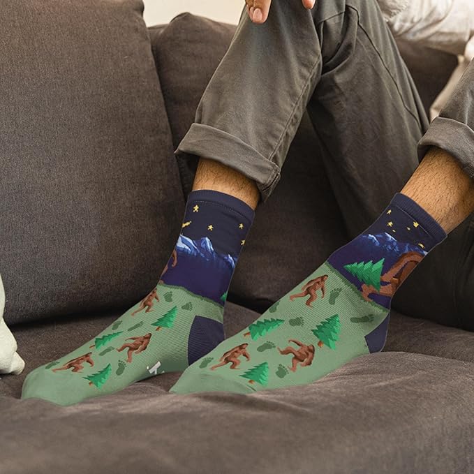 Book, Fishing, Hiking, Gamer, Camping, Pickle, Music, Foods, Ballerina, Bigfoot - Hobbies Socks for Women Men