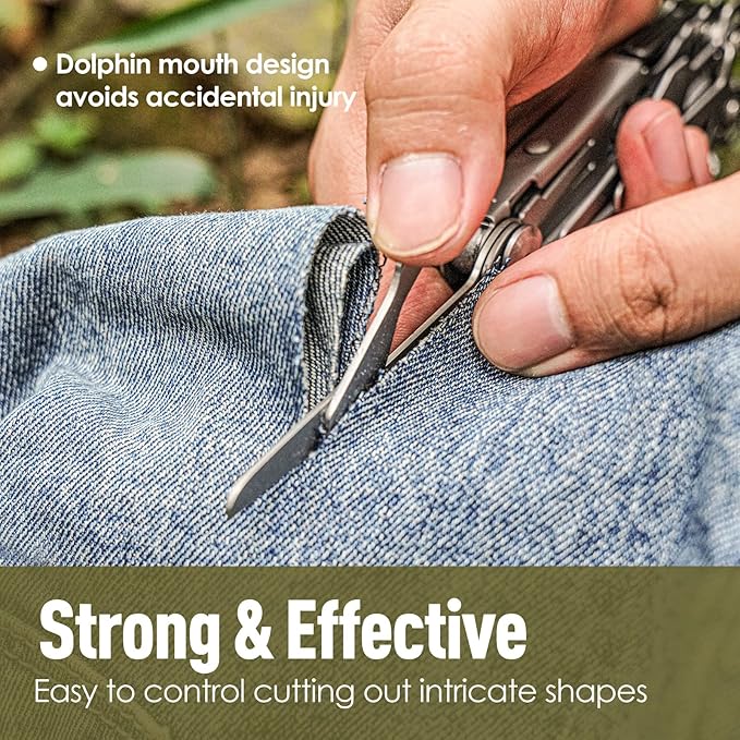 PERWIN Multitool Stainless Steel Multi-Tool Pliers 22-in-1 with Safety Locking, Pocket Knife, Bottle Opener, EDC Equipment With Pocket Clip for Survival, Camping, Hunting and Hiking.