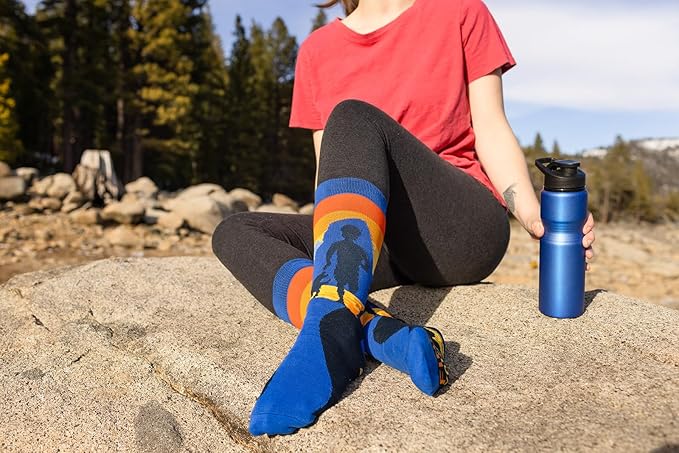 Lavley Outdoors Socks - Hiking and camping gifts for men and women - Great for nature lovers - Holiday or birthday gift