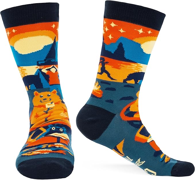 Lavley Outdoors Socks - Hiking and camping gifts for men and women - Great for nature lovers - Holiday or birthday gift