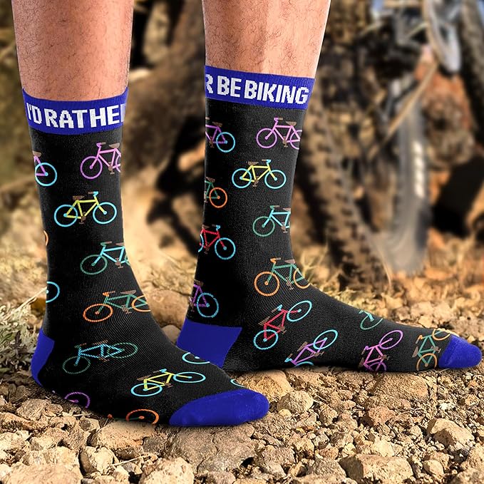 VICRAZY Hiking, Cycling, Camping Socks for Men, Women - Hiking, Bicycle, Camping, Bike Accessories, Stocking Stuffers