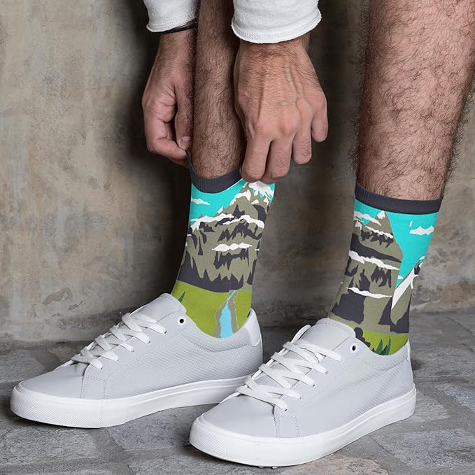 Book, Fishing, Hiking, Gamer, Camping, Pickle, Music, Foods, Ballerina, Bigfoot - Hobbies Socks for Women Men