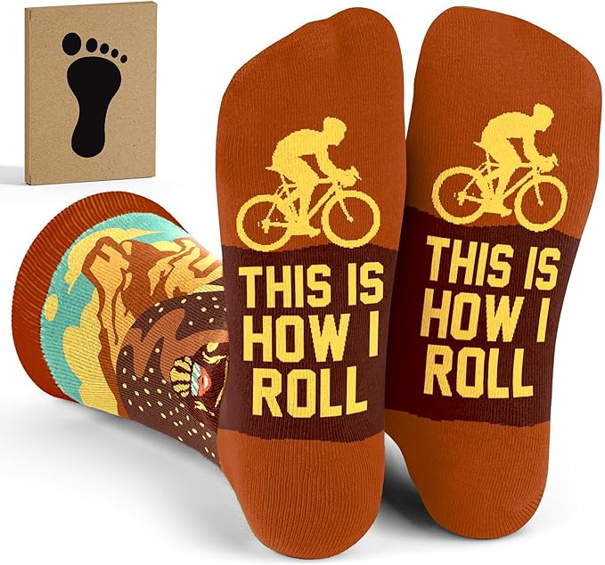 VICRAZY Hiking, Cycling, Camping Socks for Men, Women - Hiking, Bicycle, Camping, Bike Accessories, Stocking Stuffers