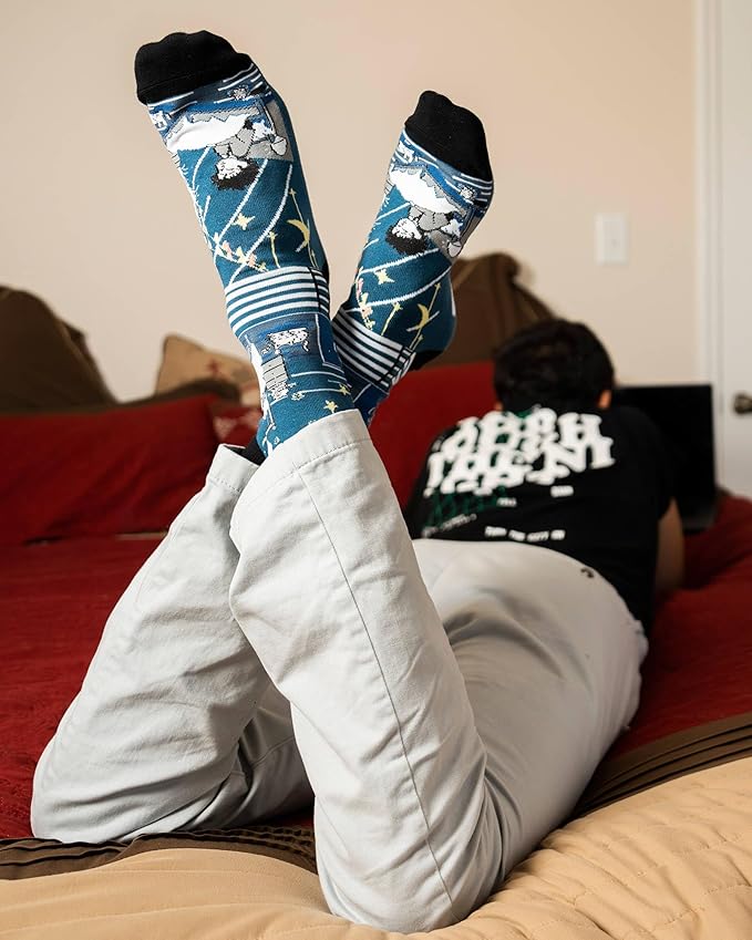IRISGOD I'd Rather Be Funny Dress Socks for Men and Women Humor Joke Gifts