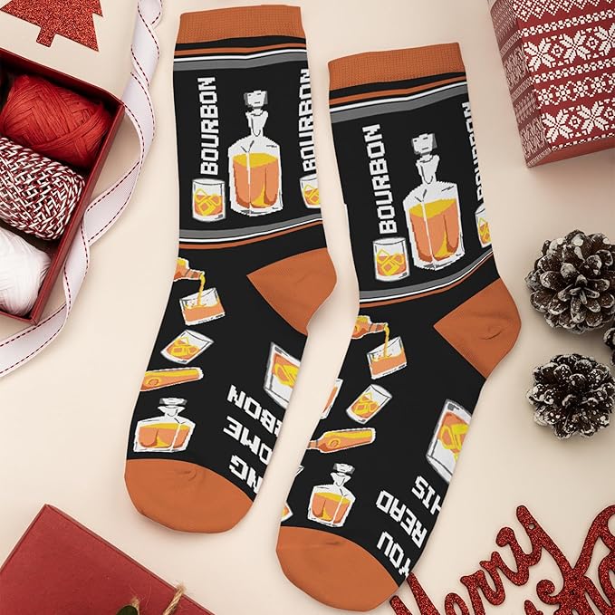 Book, Fishing, Hiking, Gamer, Camping, Pickle, Music, Foods, Ballerina, Bigfoot - Hobbies Socks for Women Men
