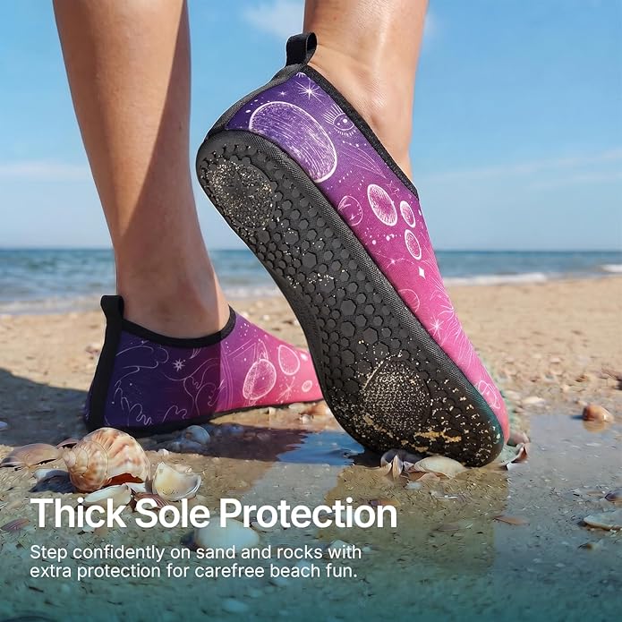 Water Shoes for Women Men Quick-Dry Aqua Socks Swim Beach Barefoot Yoga Exercise Wear Sport Accessories Pool Camping Must Haves Adult Youth Size
