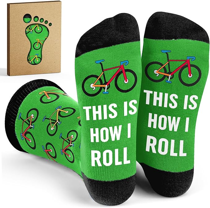 VICRAZY Hiking, Cycling, Camping Socks for Men, Women - Hiking, Bicycle, Camping, Bike Accessories, Stocking Stuffers