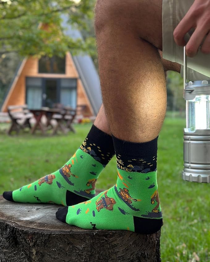 IRISGOD I'd Rather Be Funny Dress Socks for Men and Women Humor Joke Gifts