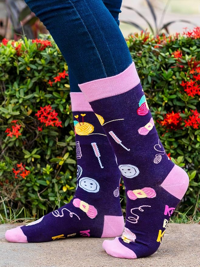 IRISGOD I'd Rather Be Funny Dress Socks for Men and Women Humor Joke Gifts
