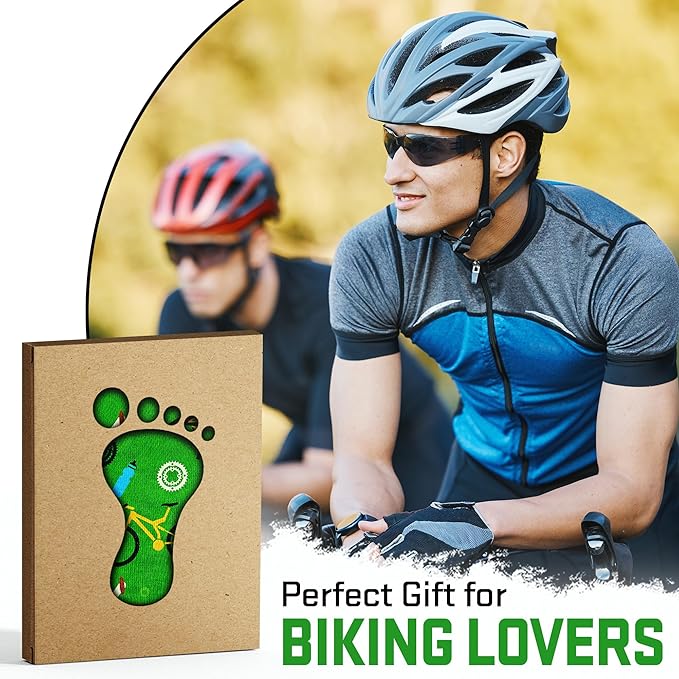 VICRAZY Hiking, Cycling, Camping Socks for Men, Women - Hiking, Bicycle, Camping, Bike Accessories, Stocking Stuffers