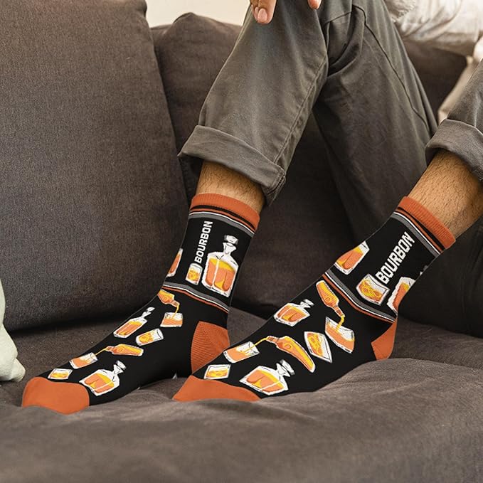 Book, Fishing, Hiking, Gamer, Camping, Pickle, Music, Foods, Ballerina, Bigfoot - Hobbies Socks for Women Men