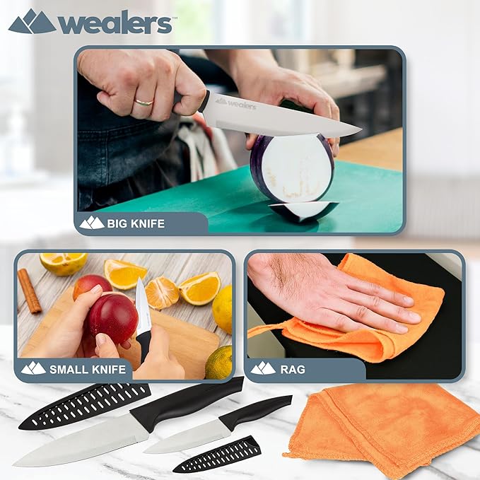 Wealers Camp Kitchen Cooking Utensil Set Travel Organizer Grill Accessories Portable Compact Gear for Backpacking BBQ Camping Hiking Travel Cookware Kit Water Resistant Case