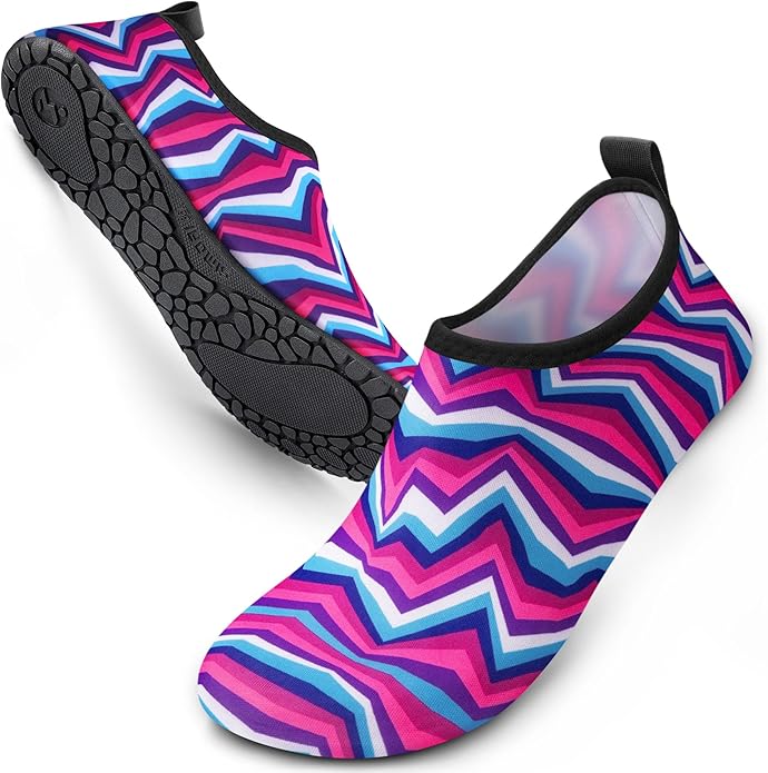 SIMARI Water Shoes Women Men Aqua Socks Beach Barefoot Quick Drying Aqua Aerobics Swim Pool Non Slip Outdoor Travel Essentials Surf River Lake Snorkeling Kayak Yoga Adult Youth